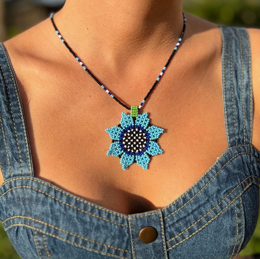 Handmade beaded necklace